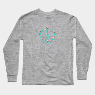 Phi Rose Letter Long Sleeve T-Shirt